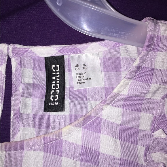 H&M Pretty Purple Ruffled Blouse - Picture 3 of 5